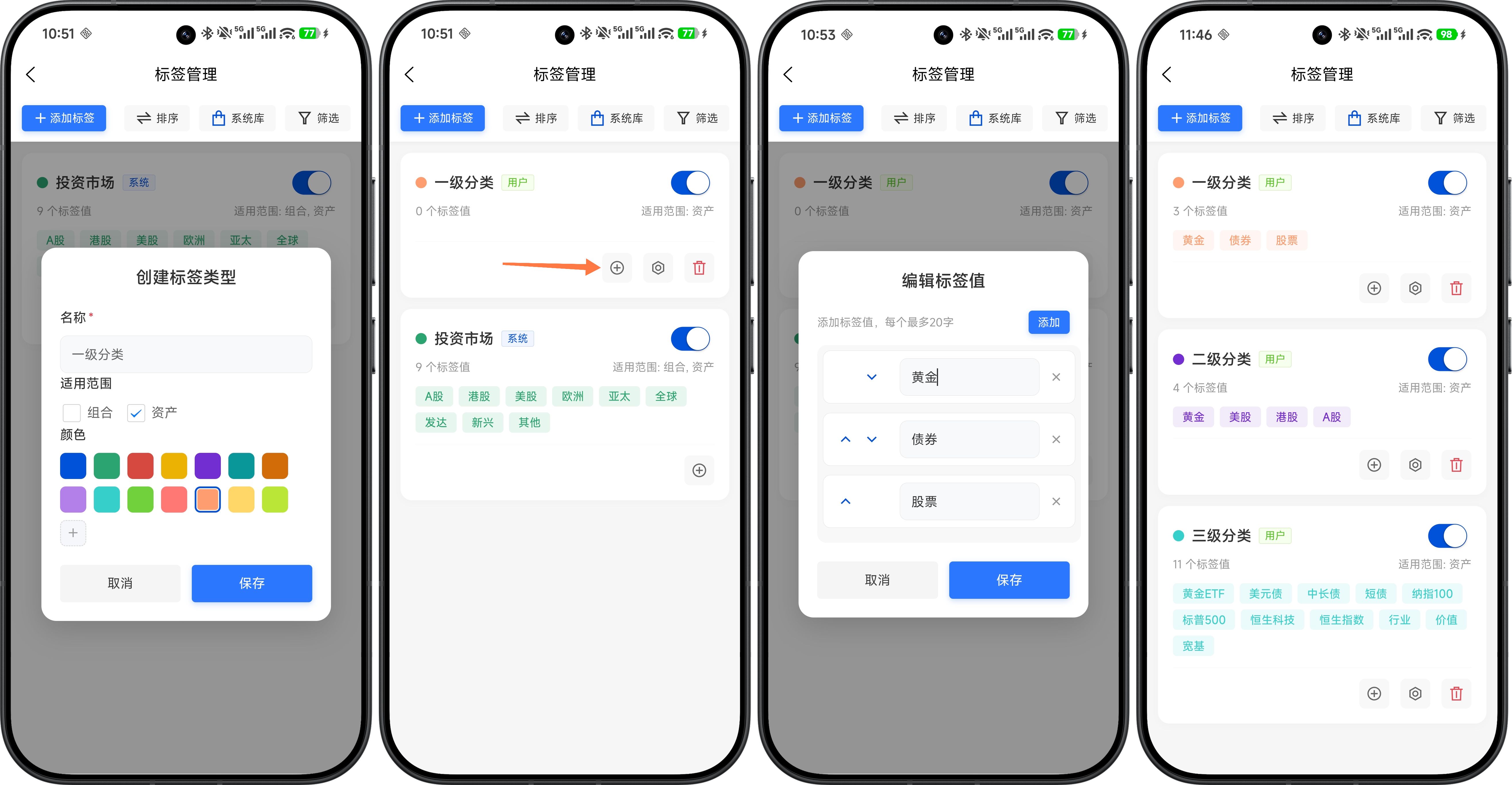 添加标签