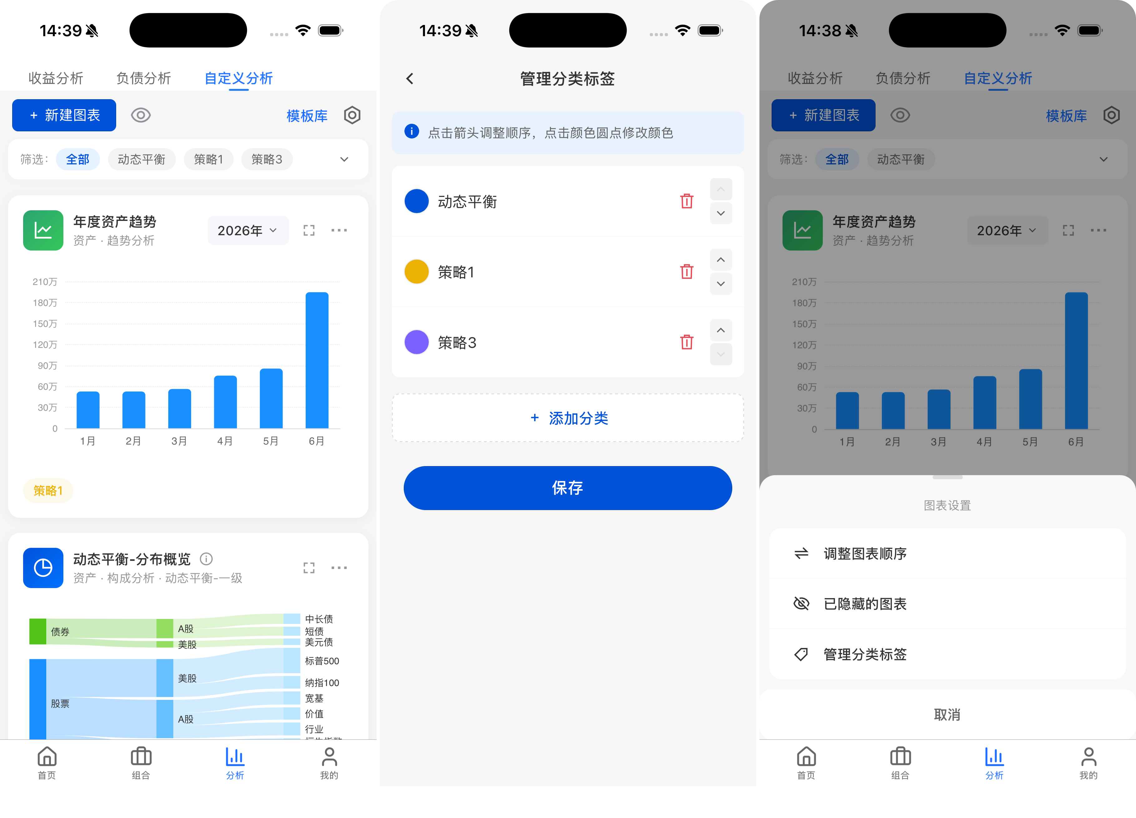 图表分类管理